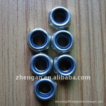 carbon steel hex nut with nylon